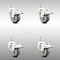 Service Caster 3 Inch 316SS Gray Polyurethane Wheel Swivel 12mm Stem Caster Set Lock Brake SCC-SS316TSTTL20S314-PPUB-M1215-4 - alternate 3